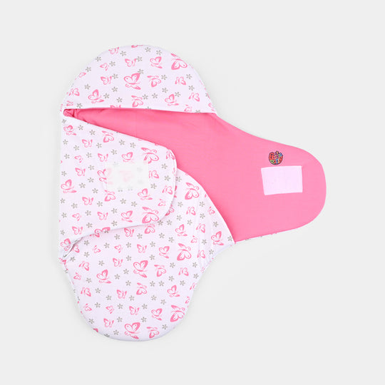 Infant Baby Foam Swaddle Butterfly | Pink