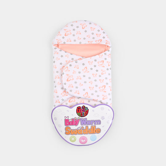 Infant Baby Foam Swaddle Butterfly | Peach