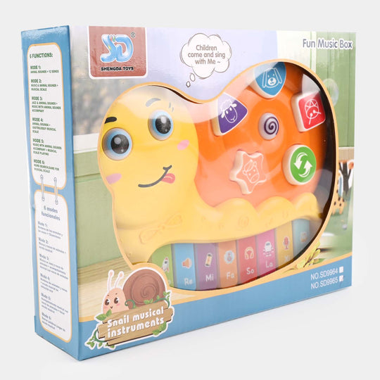 Musical Cute Snail Shape Piano