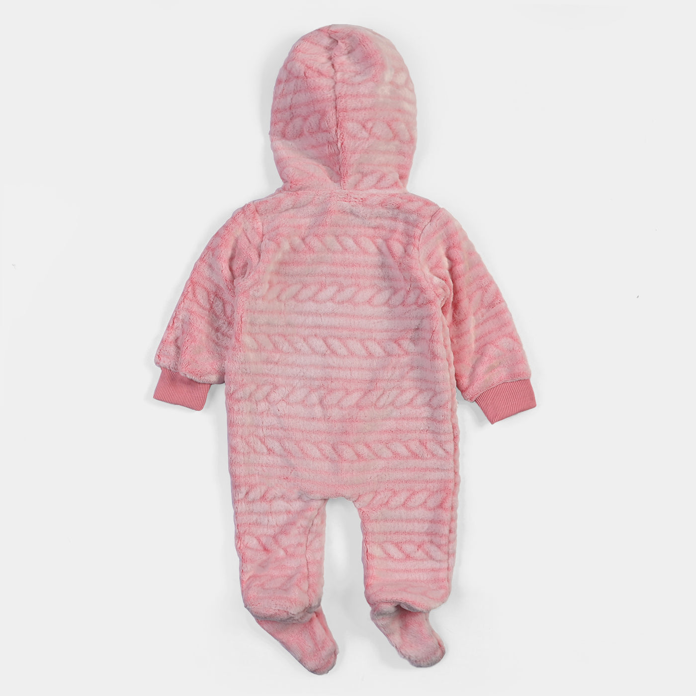 Infant Girls Velour Character Romper - Pink