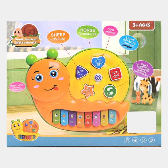 Musical Cute Snail Shape Piano