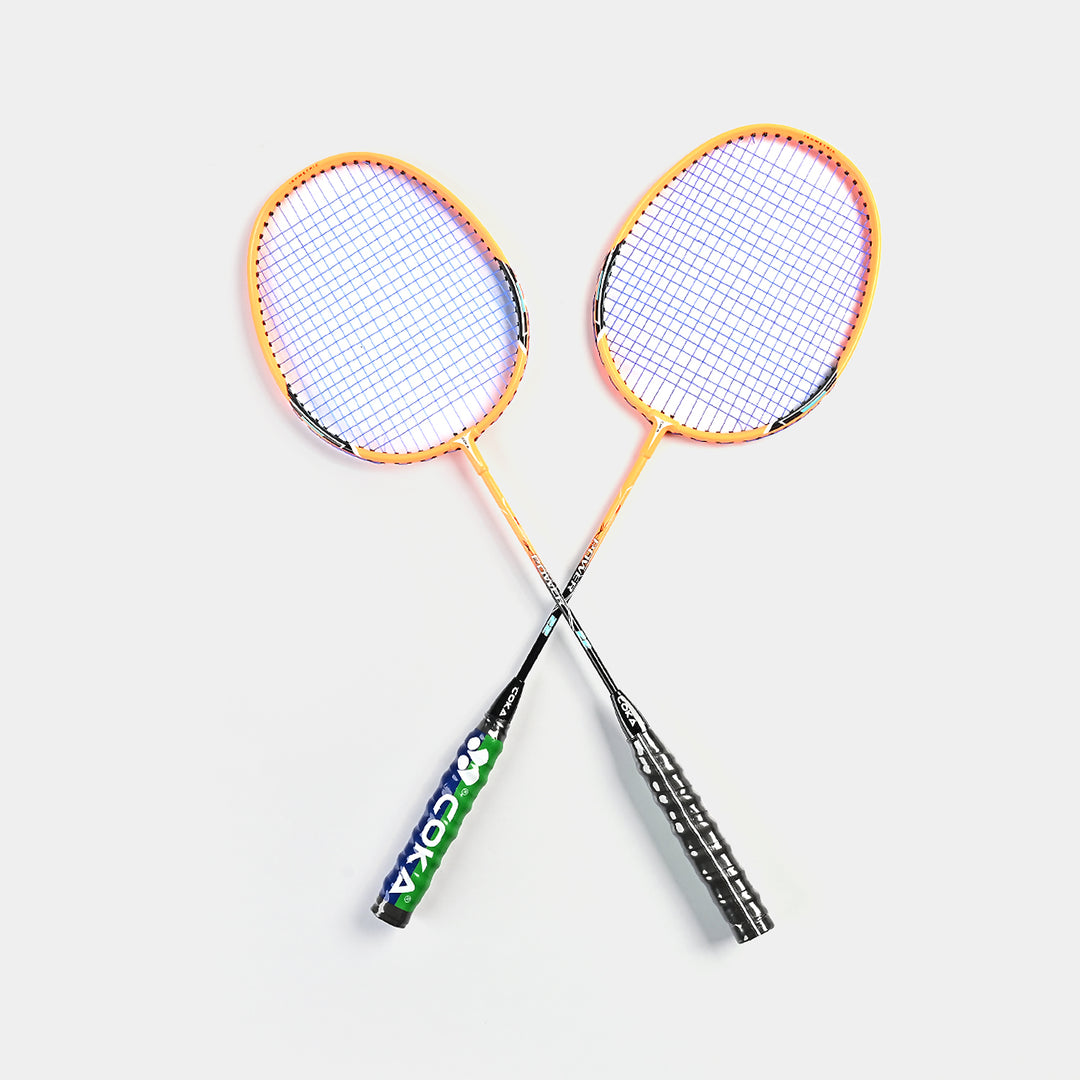 Badminton Racket Pair with Carrying Bag