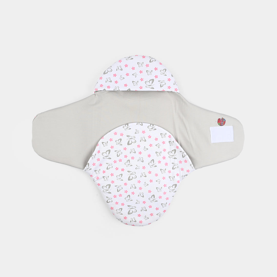 Infant Baby Foam Swaddle Butterfly | Grey