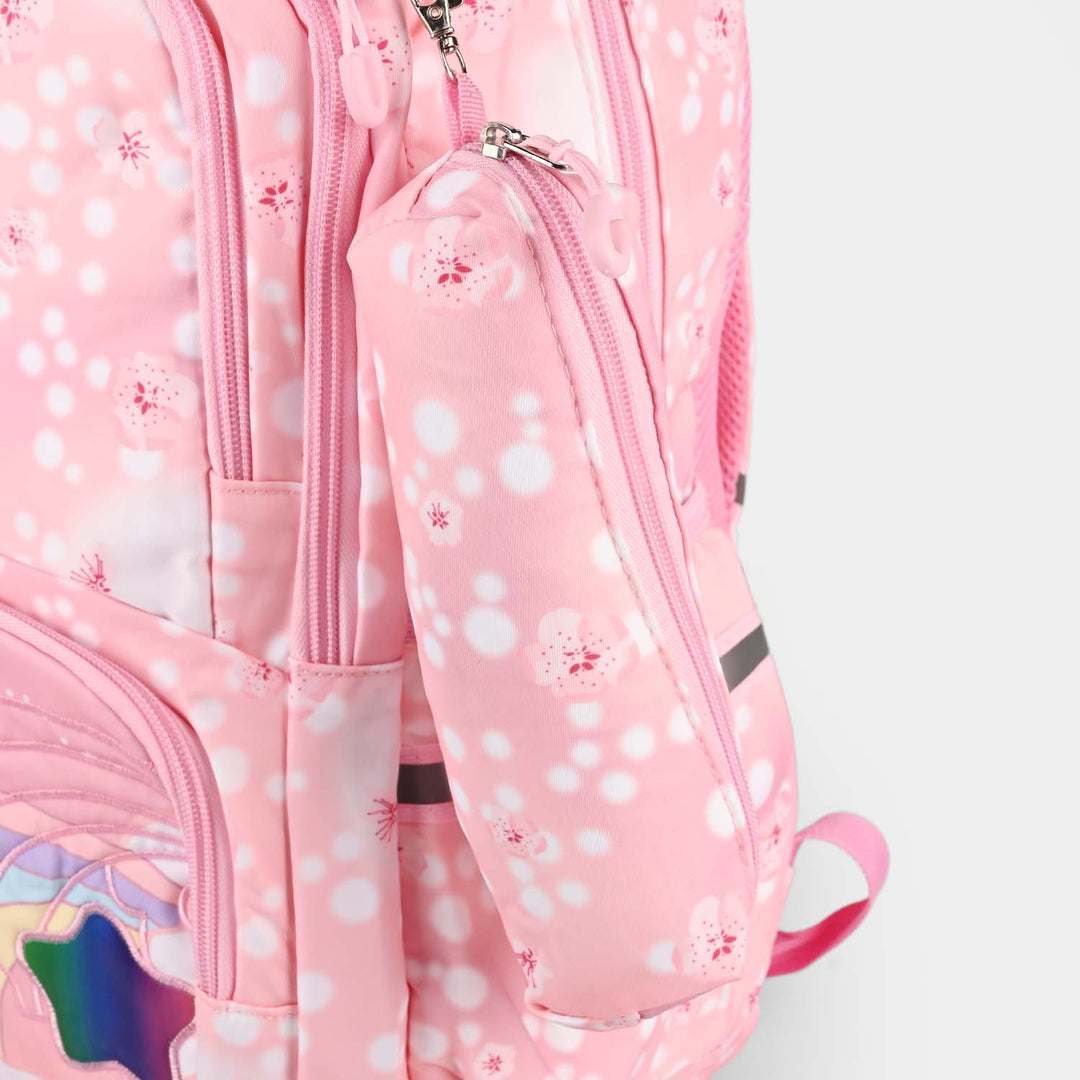 Kids School Backpack With Bottle Pouch