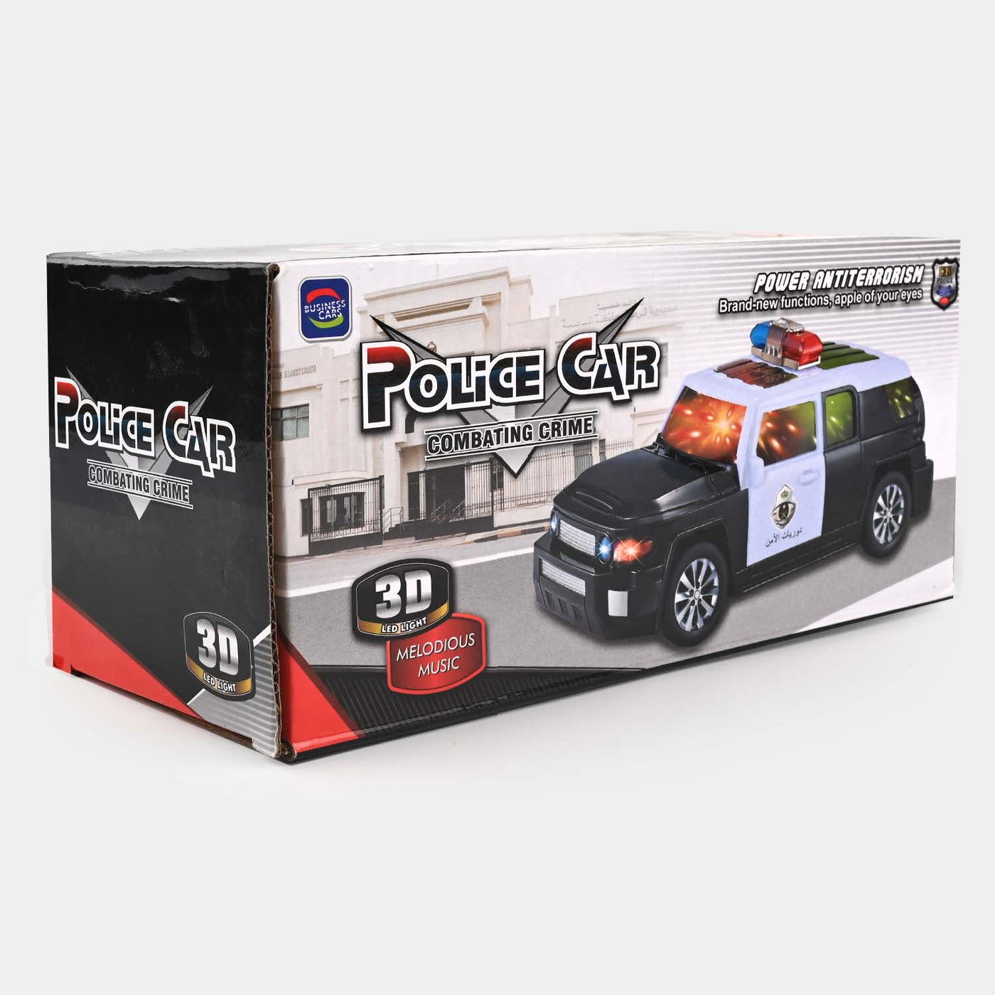 ELECTRIC LIGHT & MUSICAL POLICE CAR TOY