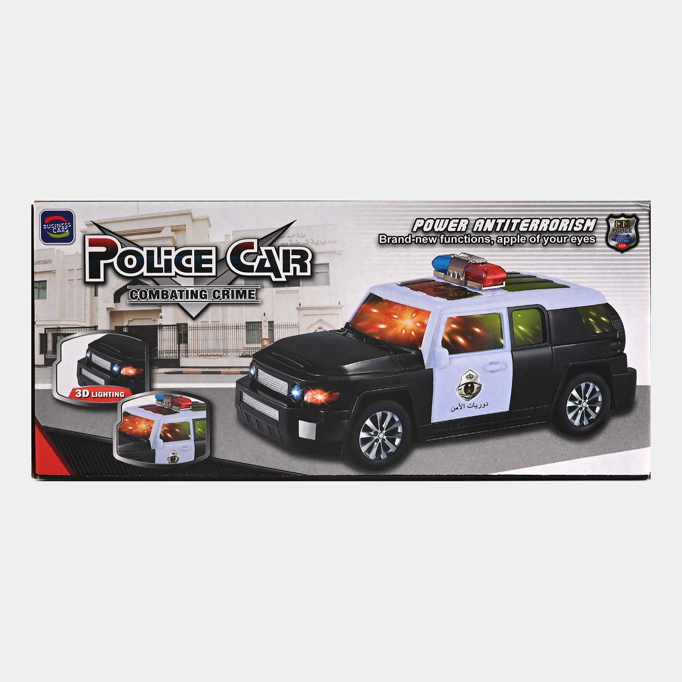 ELECTRIC LIGHT & MUSICAL POLICE CAR TOY