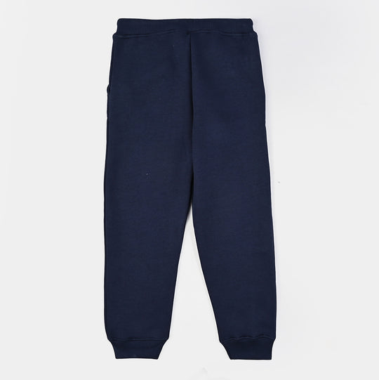 Boys Fleece Pajama - NAVY