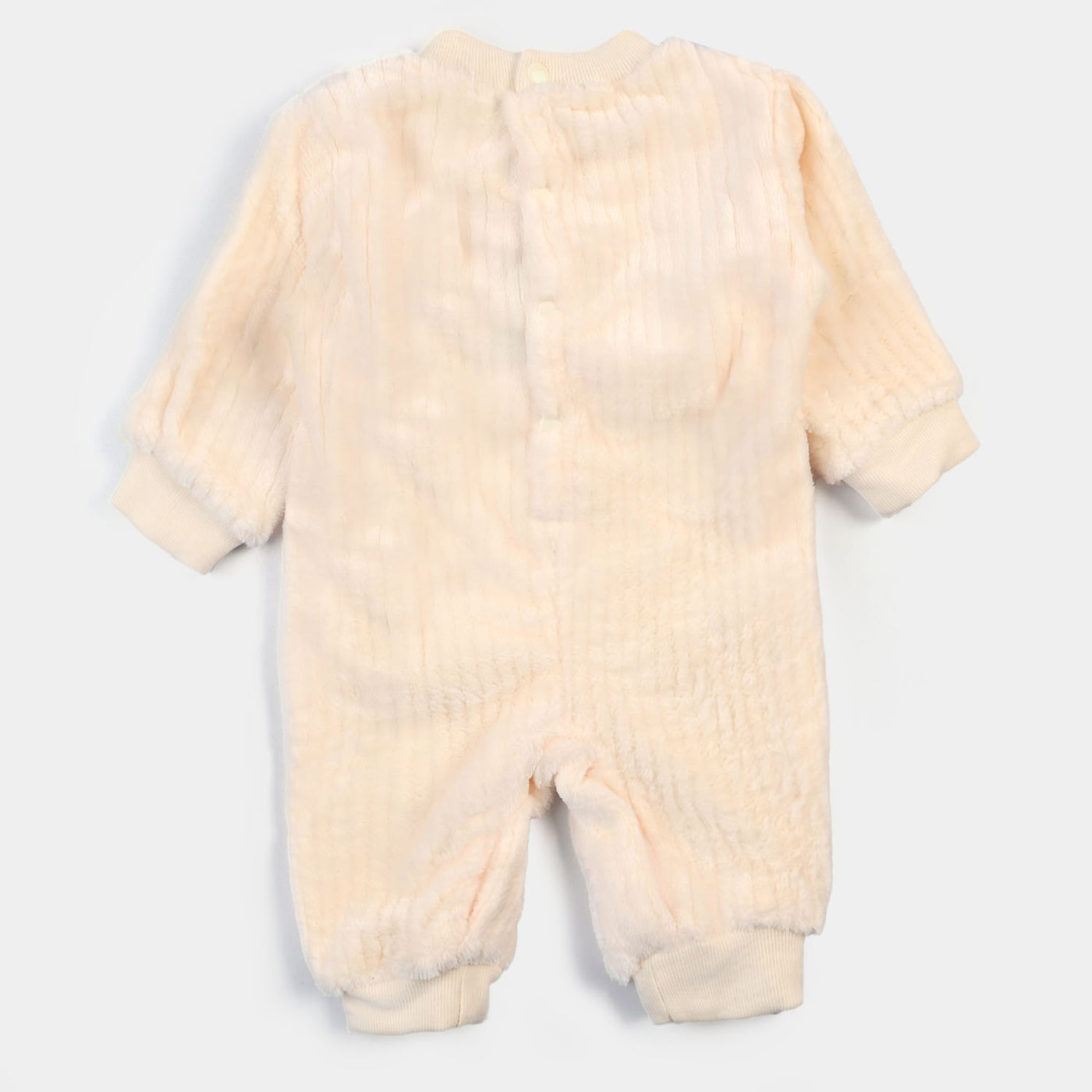 Infant Boys Knitted Character Romper - beige