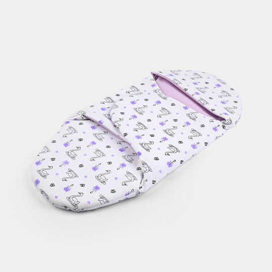 Infant Baby Foam Swaddle Duck | Purple