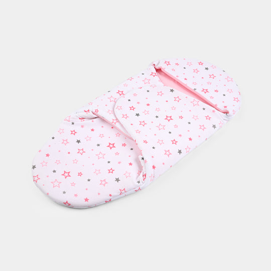 Infant Baby Foam Swaddle Star | Light Pink