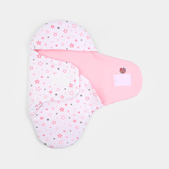 Infant Baby Foam Swaddle Star | Light Pink