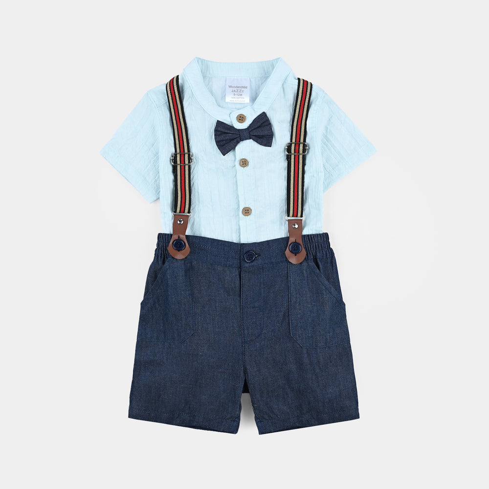 Infant Unisex Cotton Interlock Woven Suit