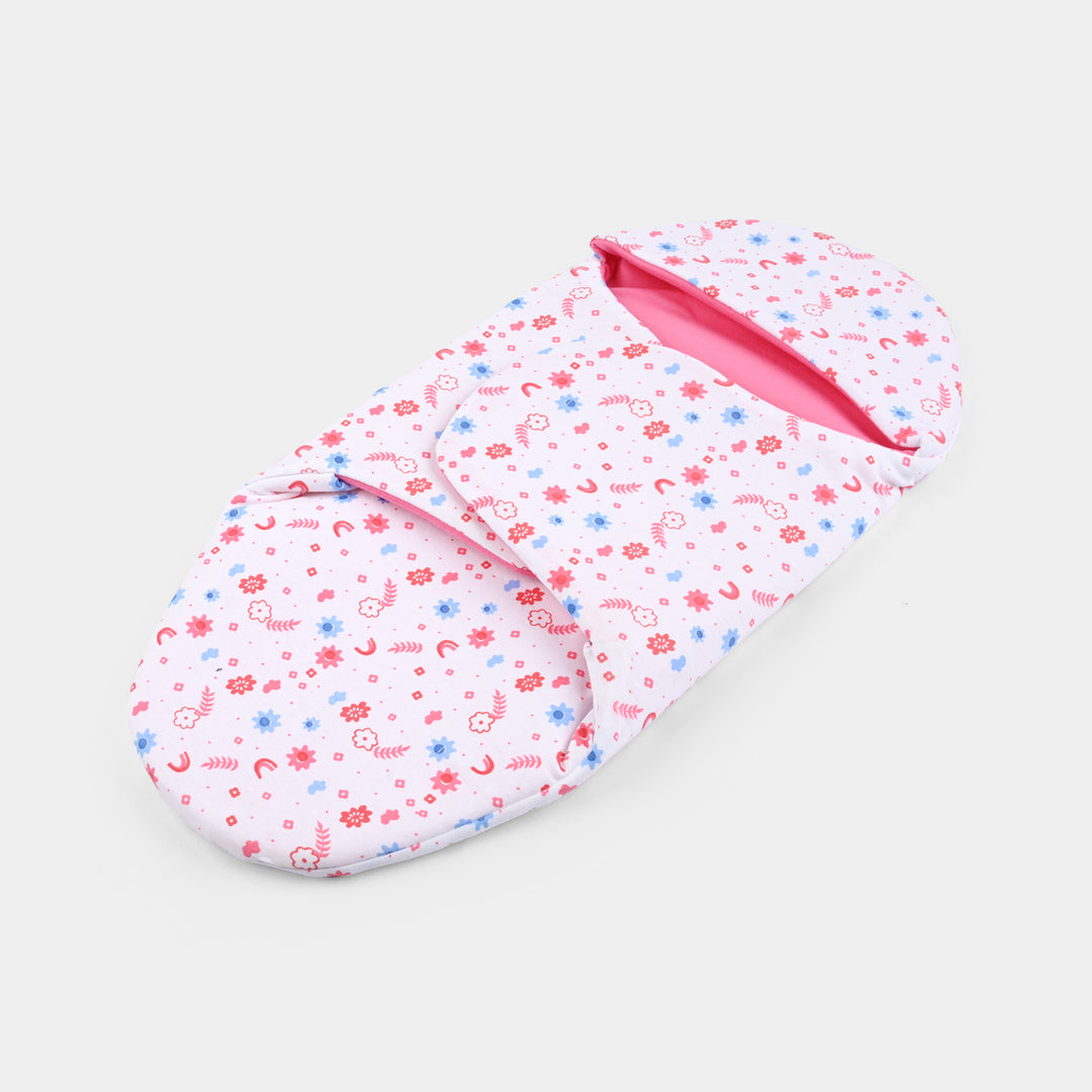 Infant Baby Foam Swaddle Flower | Pink