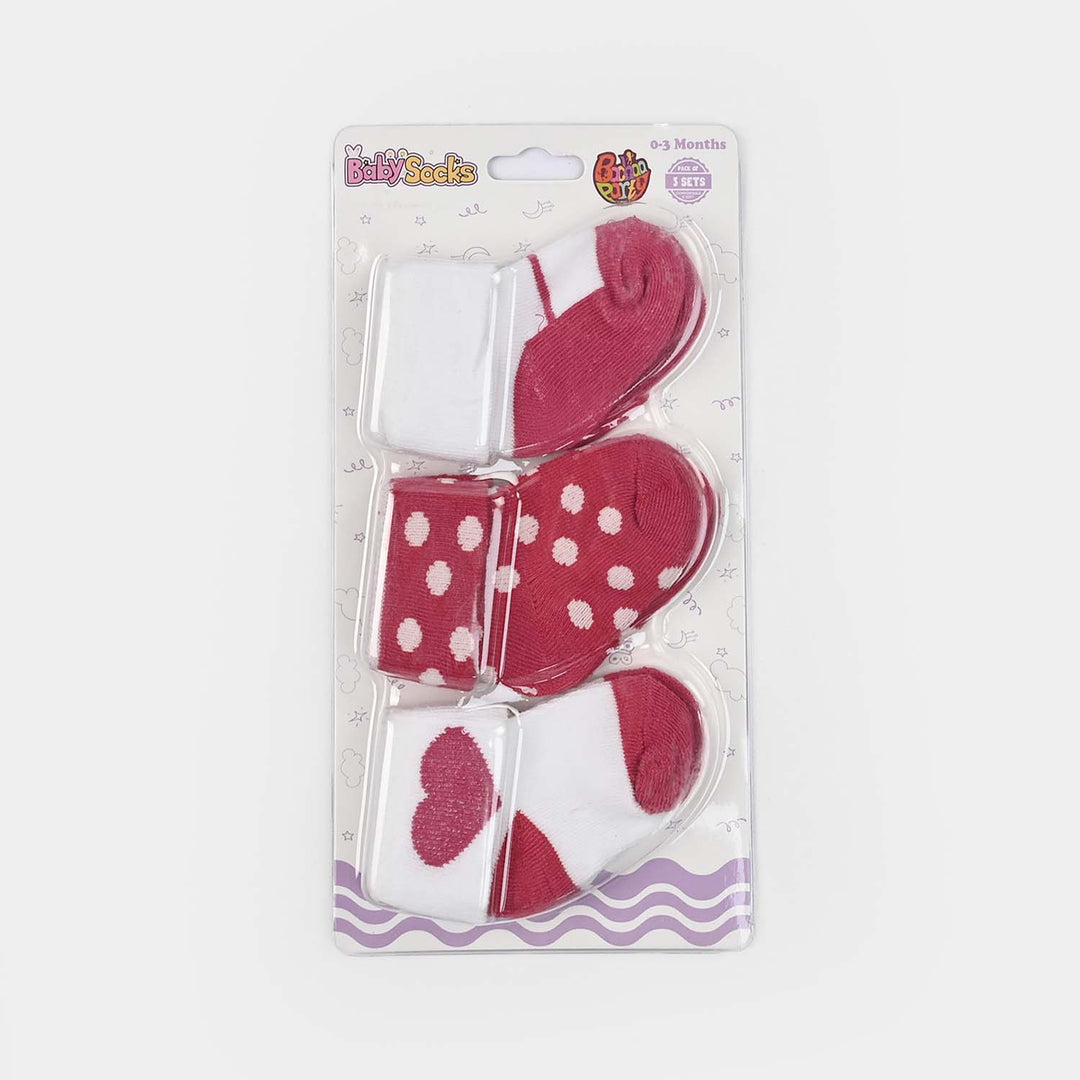 Infant Baby Socks Pack Of 3
