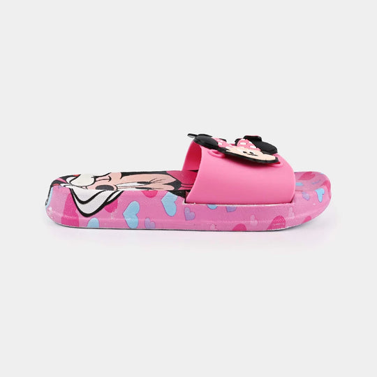 Girls Slippers 2268-4-Fuchsia