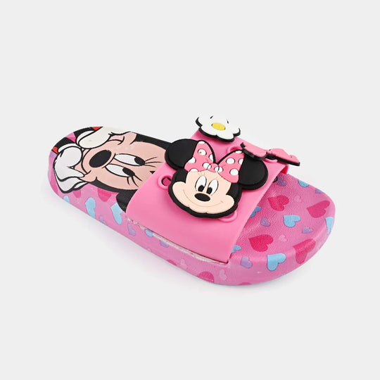 Girls Slippers 2268-4-Fuchsia