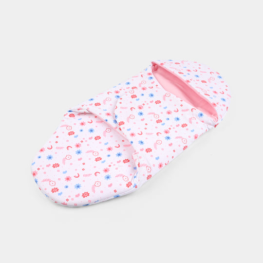 Infant Baby Foam Swaddle Flower | Light Pink