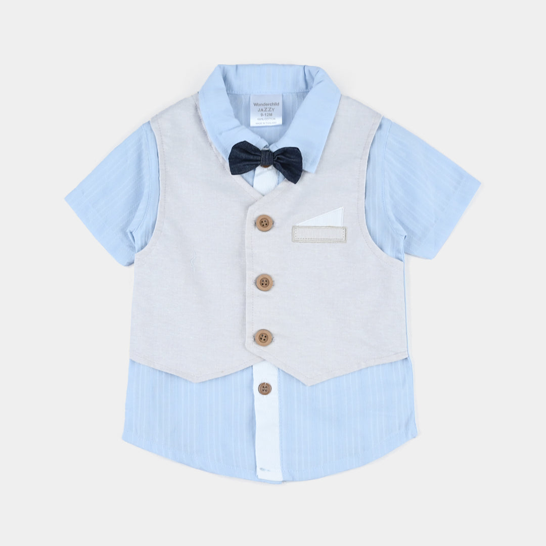 Infant Unisex Cotton Interlock Woven Suit