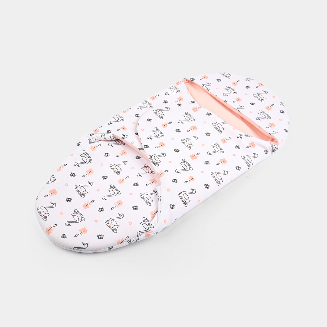 Infant Baby Foam Swaddle Duck | Peach