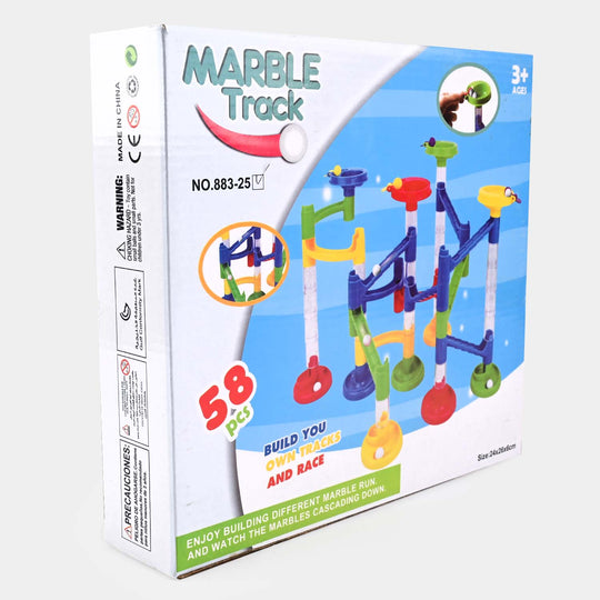 Marble Building Track with Balls