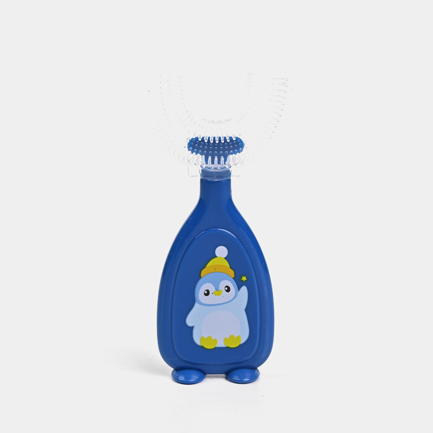 Baby U Shaped Tooth Brush + Teether | Blue