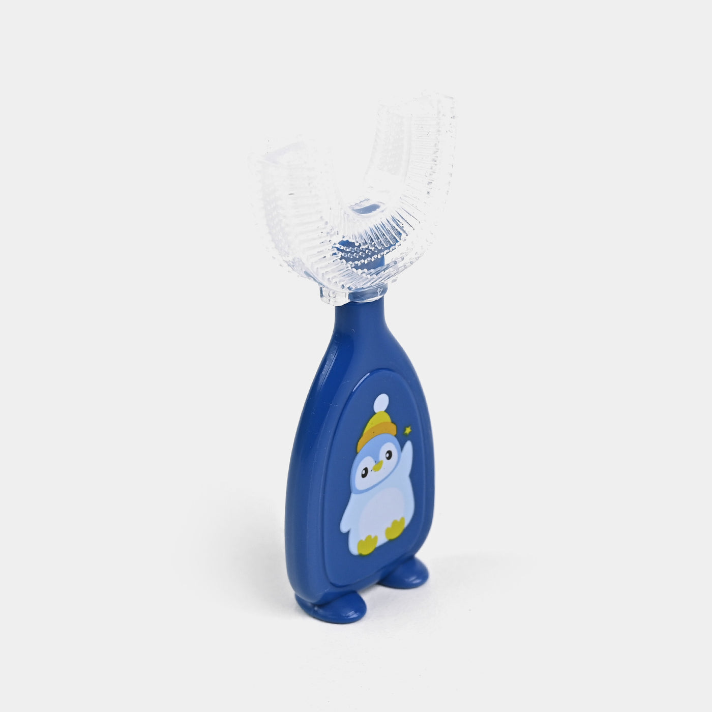 Baby U Shaped Tooth Brush + Teether | Blue