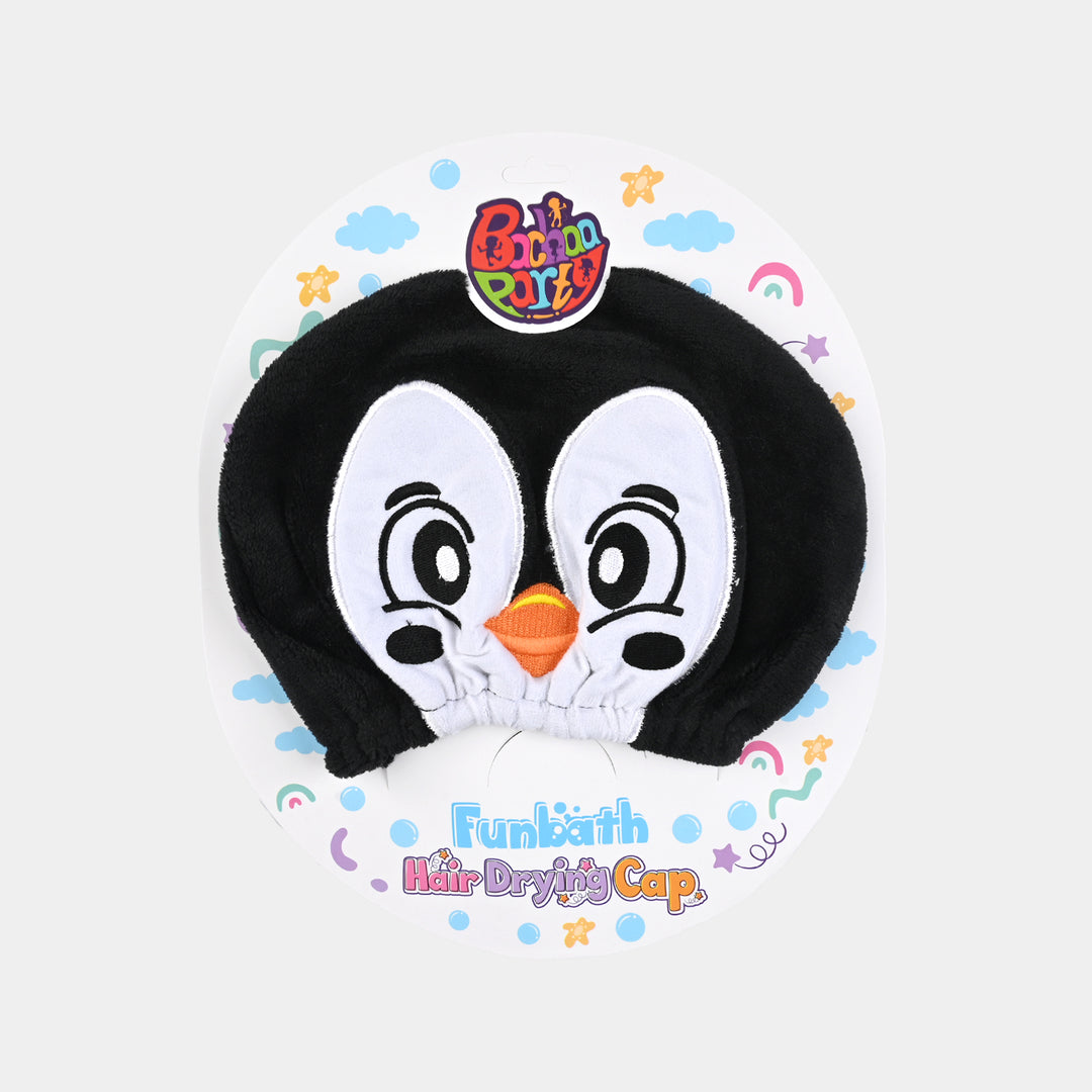 Fun Bath Hair Drying Cap/Hat | Penguin