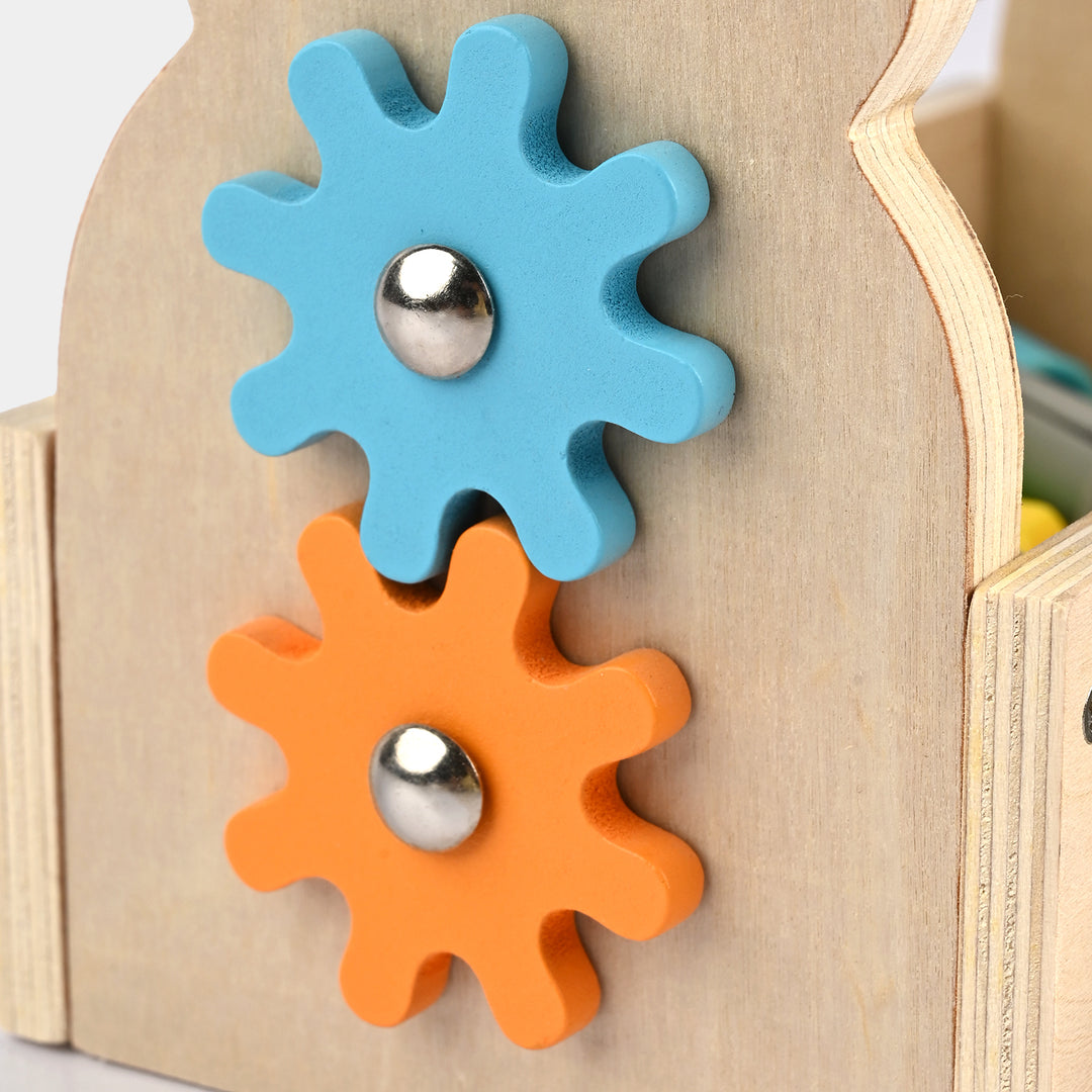 Wooden Toolbox Play Set for Kids