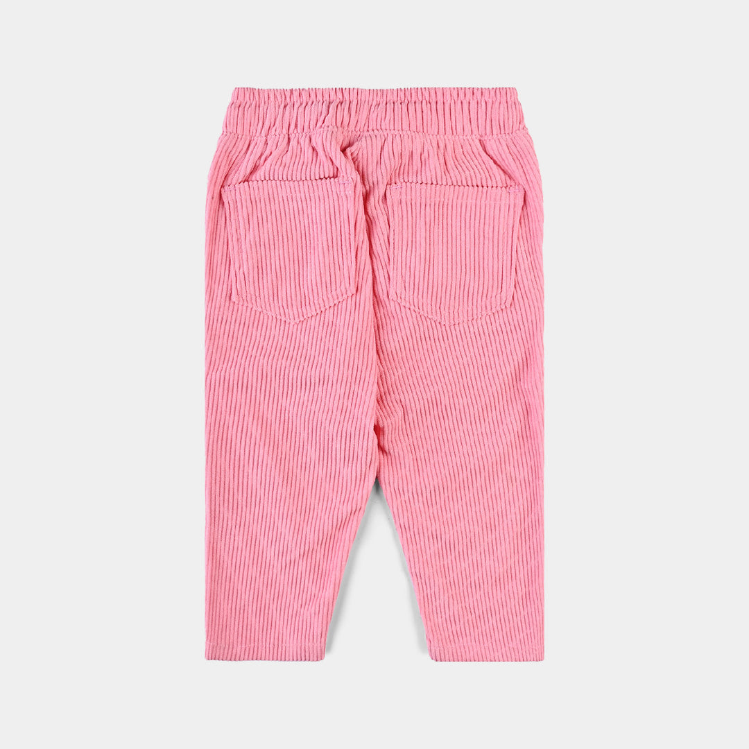 Infant Girls Corduroy Pant Flower Bunch