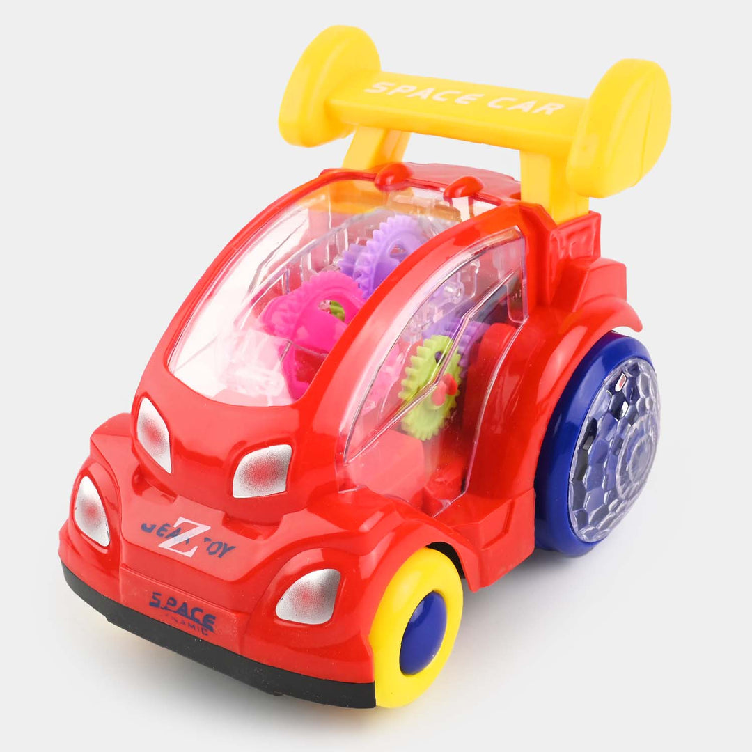 Space Puzzle Gear Car With Light & Sound