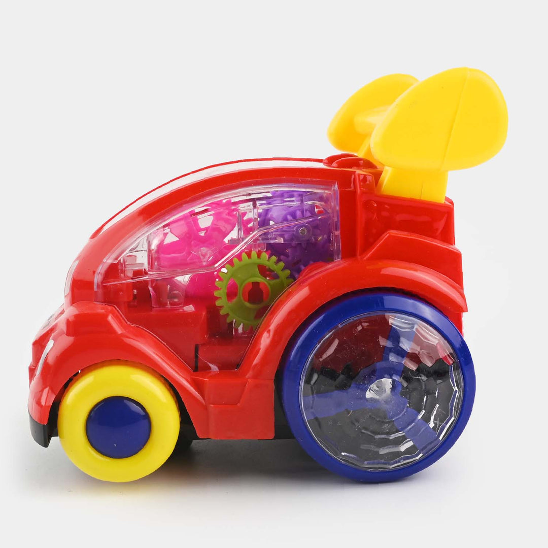 Space Puzzle Gear Car With Light & Sound