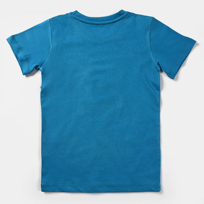 Boys Slub Jersey T-Shirt H/S -Blue