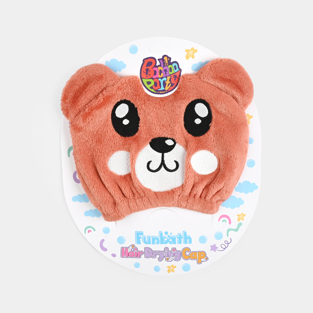 Fun Bath Hair Drying Cap/Hat | Bear