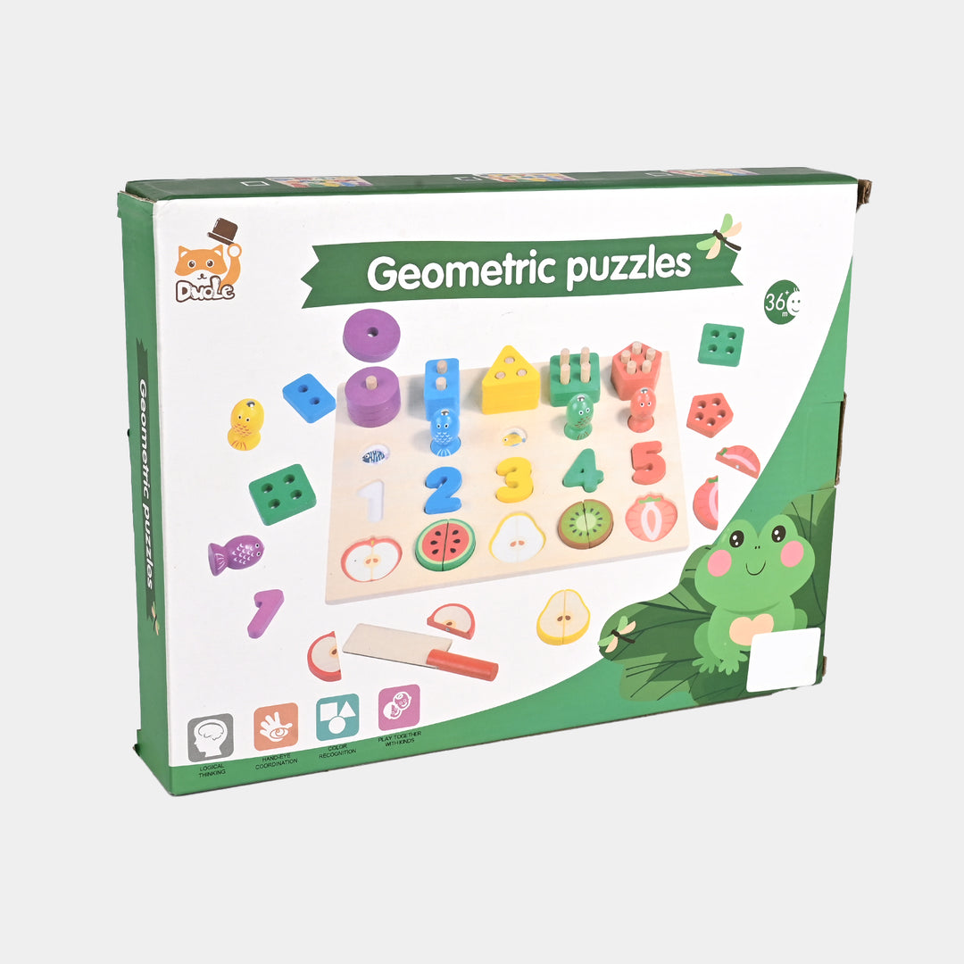 Wooden Geomatric Puzzle