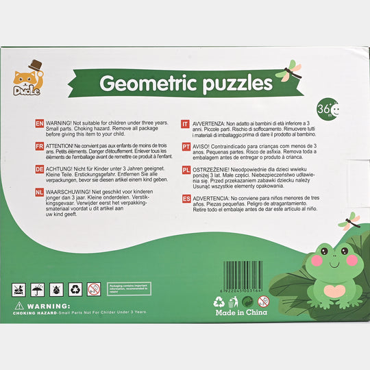 Wooden Geomatric Puzzle