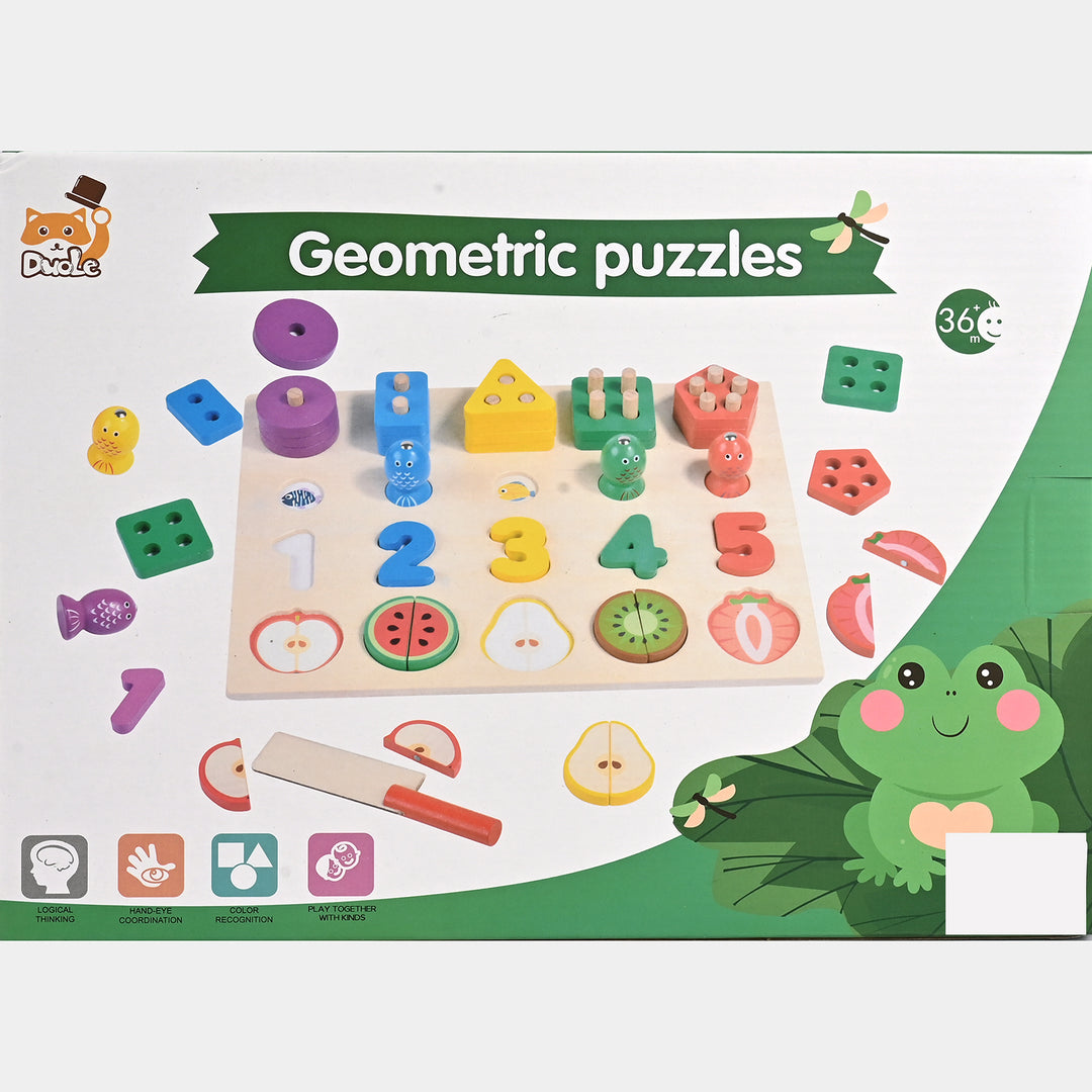 Wooden Geomatric Puzzle