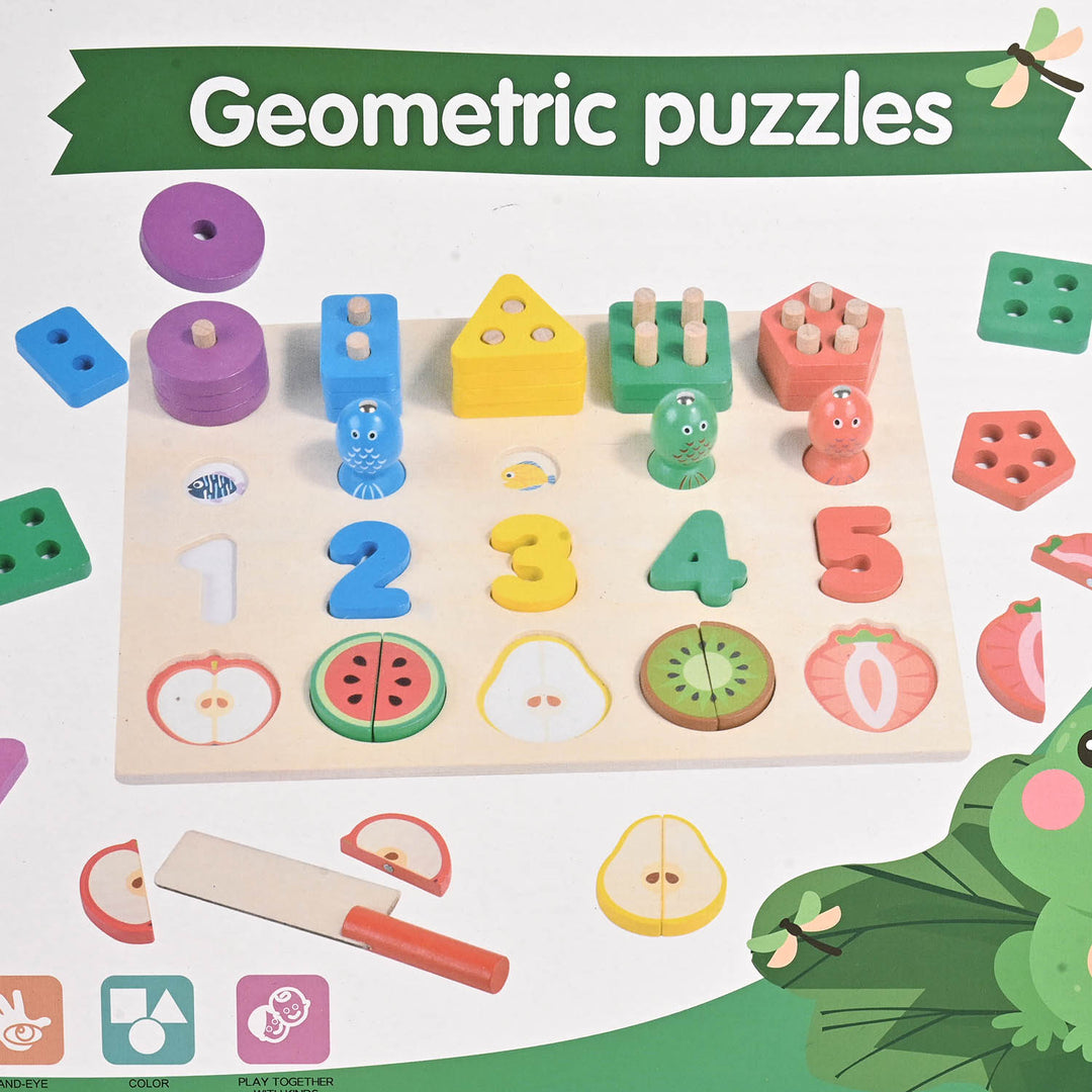 Wooden Geomatric Puzzle