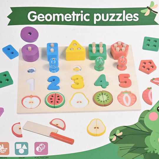 Wooden Geomatric Puzzle