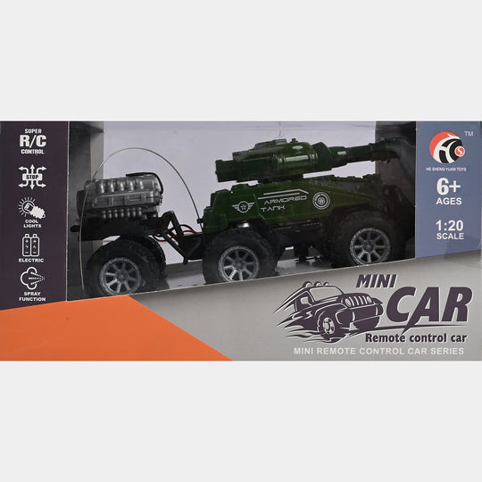 Remote Control Car With Spray For Kids