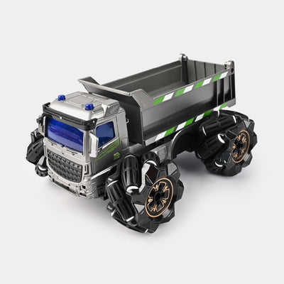 Remote Control Metal Dump Truck With Light & Music