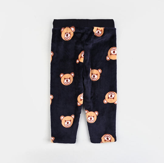 Infant Boys Sherpa Suit HAPPY BEAR-NAVY