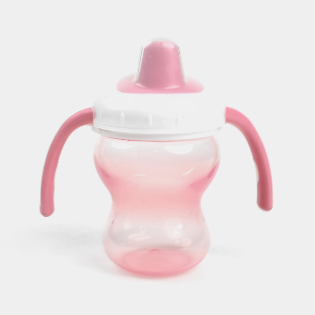 Sipper Feeding Bottle With Handle | Pink