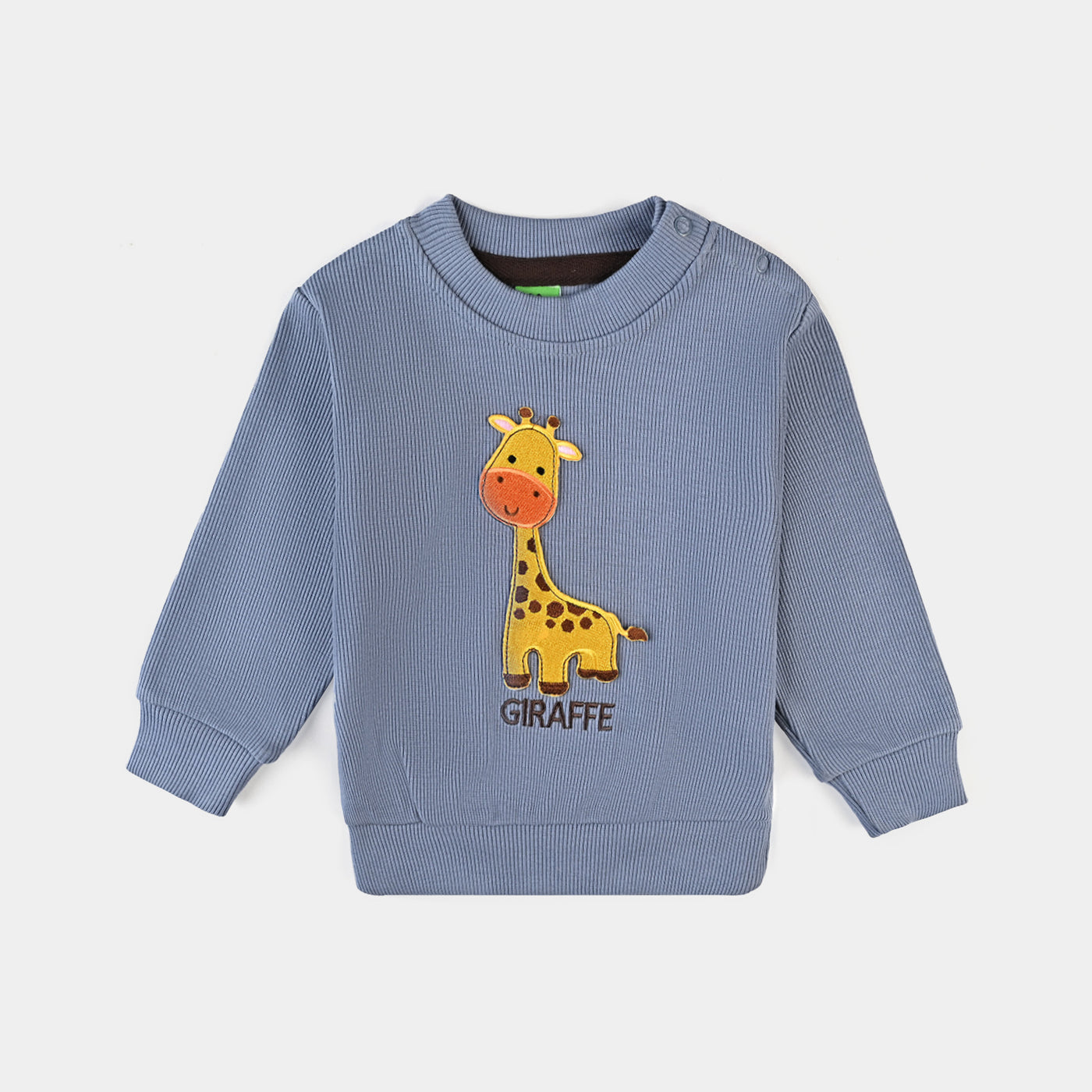 Infant Boys Fleece Knitted Suit Giraffe-GREY