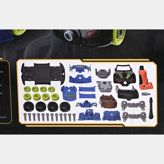3 In 1 Power Drill Vehicle Building Toy For Kids
