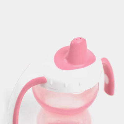 Sipper Feeding Bottle With Handle | Pink