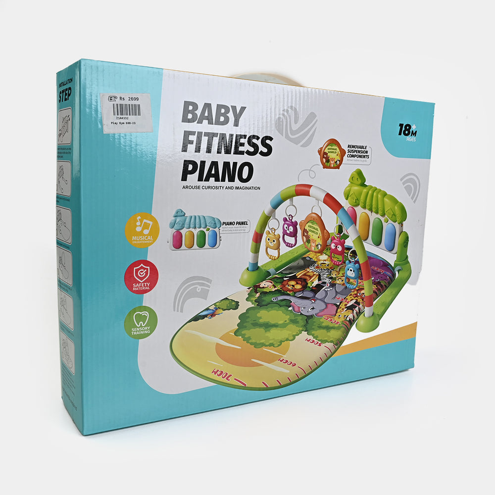 Baby Fitness Piano Play Gym/Mat | 18M+