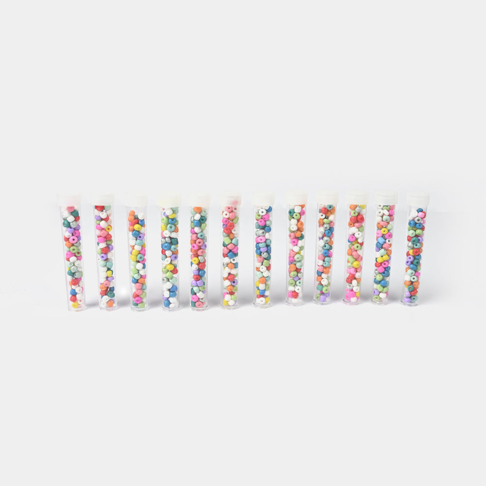 Colorful Seed Beads – Clear Storage Tubes