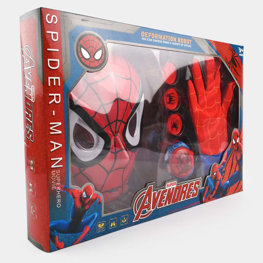 Super Action Hero Mask & Play Set For Kids