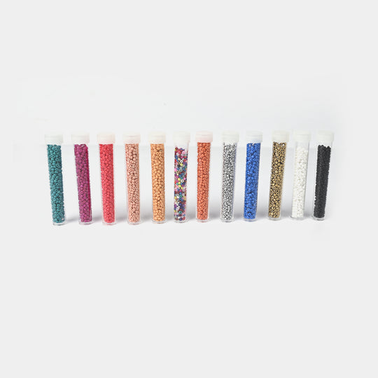 Bead Tube Set – 12 Colors For Jewelry & Craft Projects