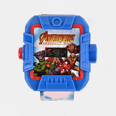 Character Projector Wrist Watch For Kids